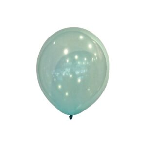 Balónky latexové dekoratérské Droplets zelené 13 cm 100 ks