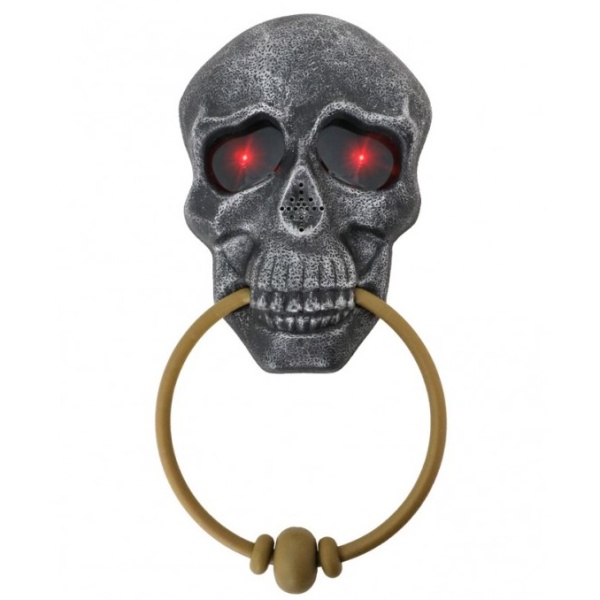 Dekorace Halloween Kleptátko na dveře Lebka