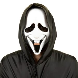 Halloweenská maska bílý duch 25