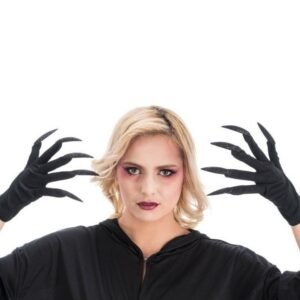 Rukavice černé Halloweenské