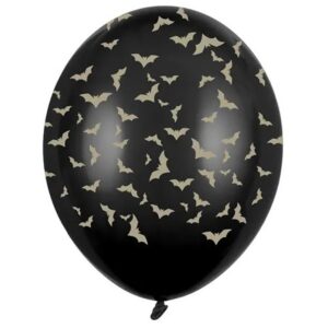 Balónek latexový Netopýři černý 1 ks
