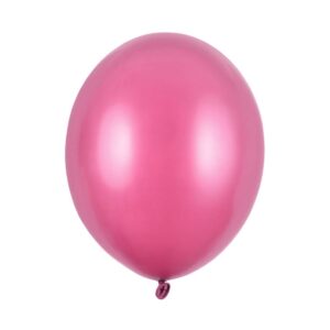 Balónek latexový metalický magenta 30 cm 1 ks