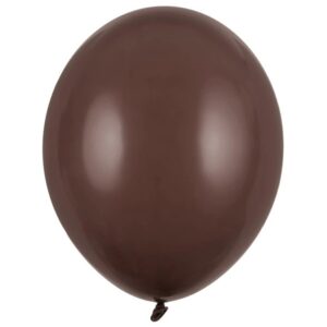 Balónek latexový pastelový čokoládový 30 cm 1 ks