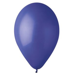 Balónek latexový pastelový tmavě modrý 27 cm 1 ks