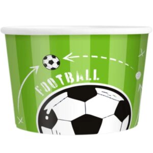 Kelímky na zmrzlinu Fotbal 150 ml 6 ks