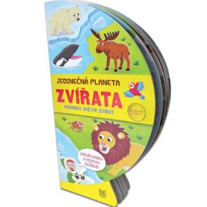 Knížka rozkládací globus - Zvířata