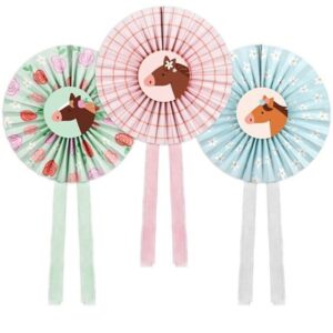 Rozety dekorativní Koník 35cm