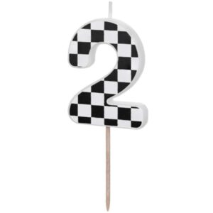 Svíčka dortová číslo 2 Závodní motiv 5