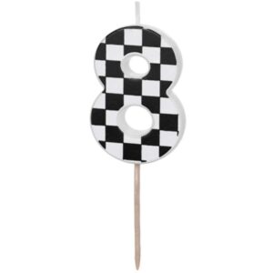 Svíčka dortová číslo 8 Závodní motiv 5