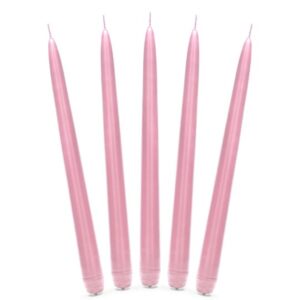 Svíčky kónické sv. růžové 10 ks