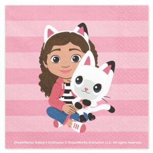 Ubrousky papírové Gabby's Dollhouse 33x33 cm 20 ks