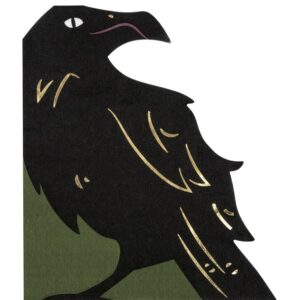 Ubrousky papírové Vrána černá 16 ks