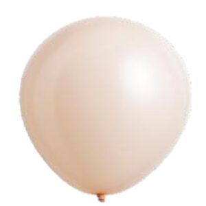 Balónek latexový macaron broskev 27 cm 1 ks