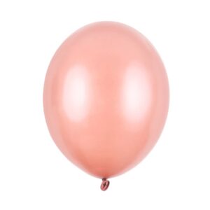 Balónek latexový metalický růžové zlato 30 cm 1 ks