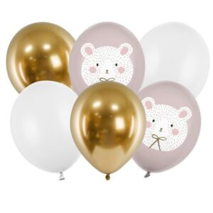 Balónky Lední medvěd s potiskem 30 cm 6 ks