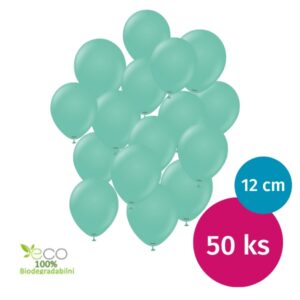 Balónky latexové dekoratérské saténové zelené 13 cm 50 ks