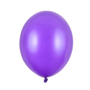 Balónky latexové metalické fialové 12 cm 100 ks