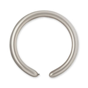 Balónky modelovací stříbrné 100 ks