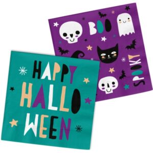 Halloween Happy party  - Ubrousky papírové  33 x 33cm 20 ks