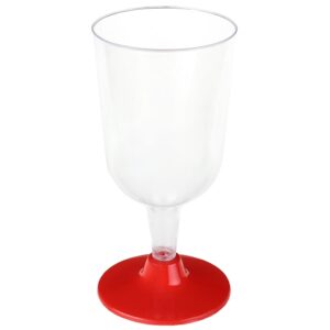 Sklenička na víno znovupoužitelná červená 200 ml