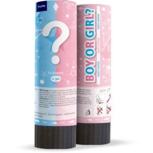 VYSTŘELOVACÍ konfety boy or girl 15 cm - KLUK