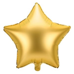 Balónek fóliový Hvězda zlatá 48 cm