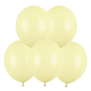 Balónky světle žluté 5ks 14" 33 cm