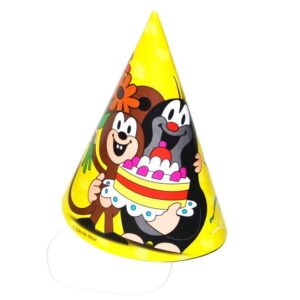 Čepičky papírové Krteček a kamarádi 6 ks