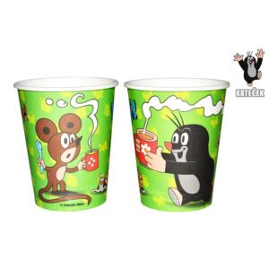 Kelímky papírové Krteček a kamarádi 250 ml 6 ks