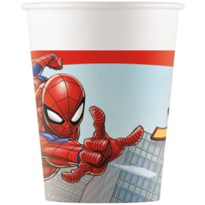 Kelímky papírové Spiderman Crime Fighter 200 ml 8 ks