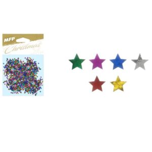 Konfety hvězdičky 20g mix barev