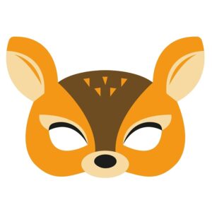 Maska plstěná Jelen