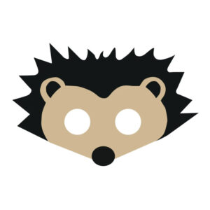 Maska plstěná Ježek