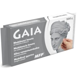 Modelovací hmota GAIA 500g šedá