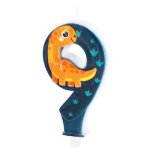 Narozeninová svíčka Dinosaur č. 9