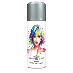 Sprej na vlasy stříbrný 125 ml