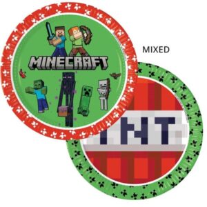 Talíře papírové Minecraft Příští generace 23 cm 8 ks