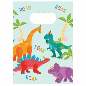 Tašky papírové Dino 4 ks