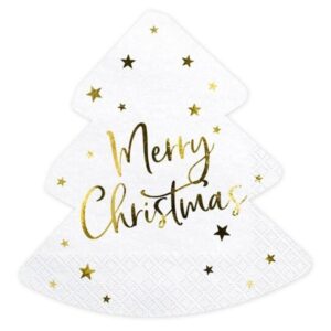 Ubrousky Vánoční stromeček 16x16