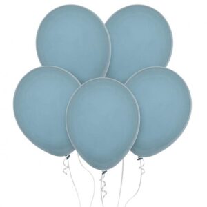 Balónky latexové pastelové modrá bouře 28cm 100ks