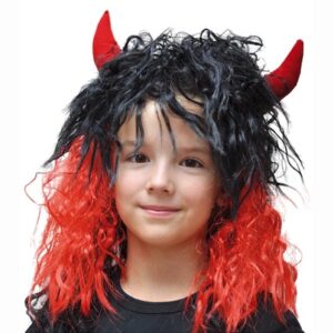 Paruka čert s rohy dlouhá
