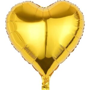 Balónek fóliový srdce zlaté