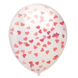 Balónky latexové se srdíčky 30cm 100ks