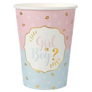 Kelímky papírové Girl or Boy 270 ml 10 ks