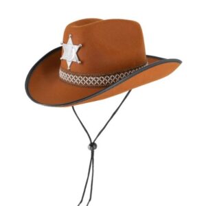 Klobouk šerifský hnědý