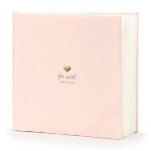 Kniha hostů růžová For sweet memories 20