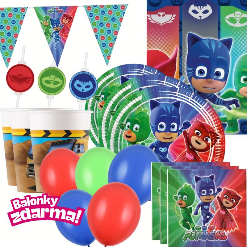 Party set pro 8 osob - PJ Masky
