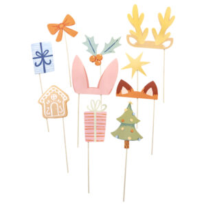 Rekvizity do fotokoutku Zimní les 10 ks