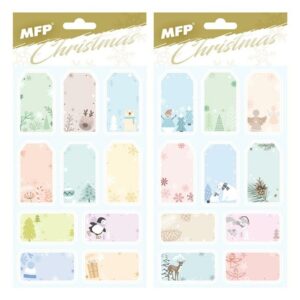 Samolepky na dárky vánoční 20ks