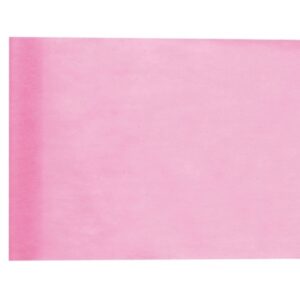 Šerpa / běhoun na stůl - netkaná textilie růžová 10 m x 30 cm